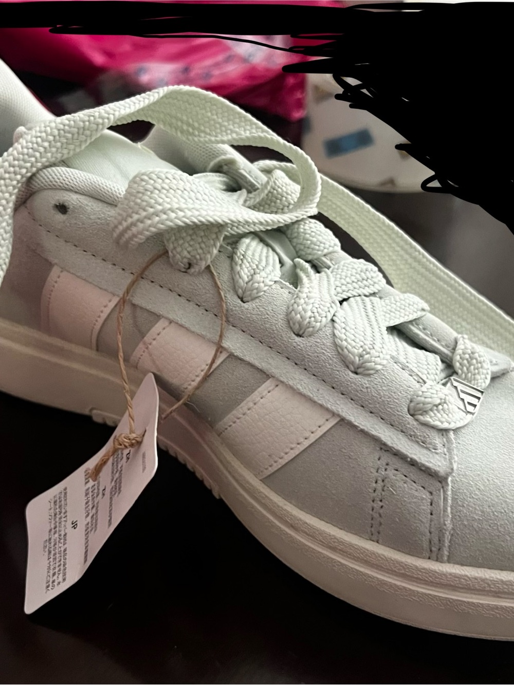 adidas Women's Low-Top Sneakers in Light Mint and White